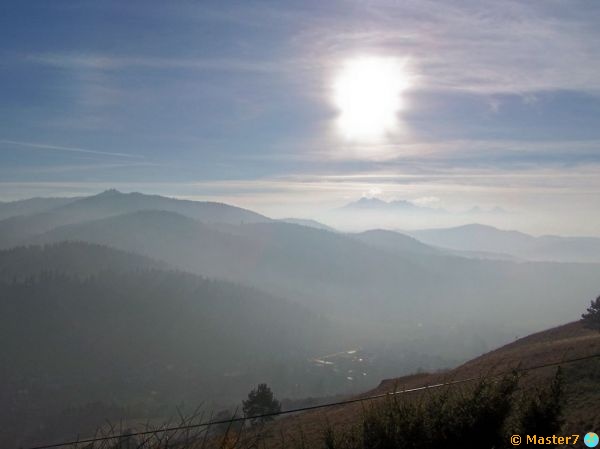 Tatry widziane z Lesnickiego Sedla